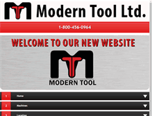 Tablet Screenshot of moderntool.com